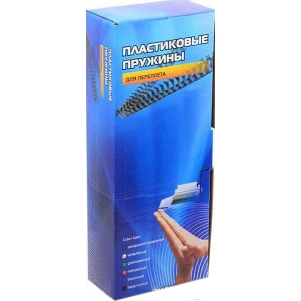 Пластиковые пружины Office Kit 12мм / BP2142 (100шт, прозрачный)