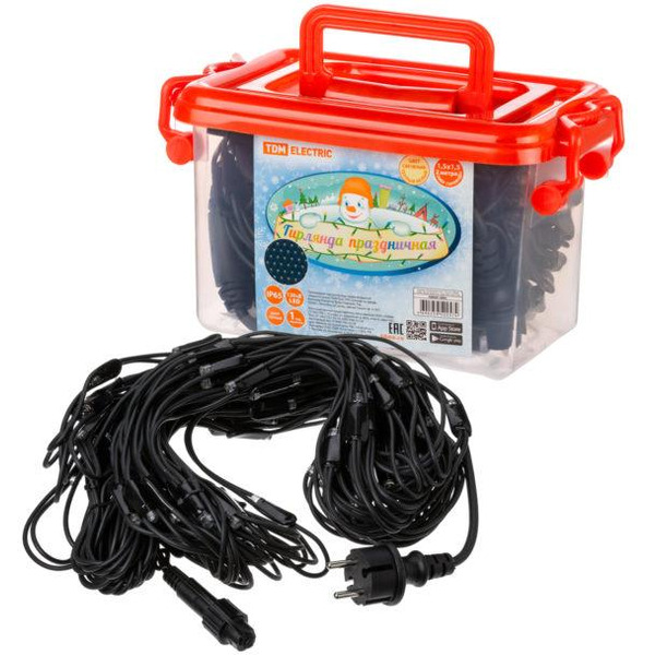 Гирлянда светодиодная TDM "Сеть" 1,5х1,5 м, 120LED SQ0361-0063