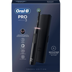 Электрическая зубная щетка Braun Oral-B Pro 3 3500/D505.513.3X (черный)