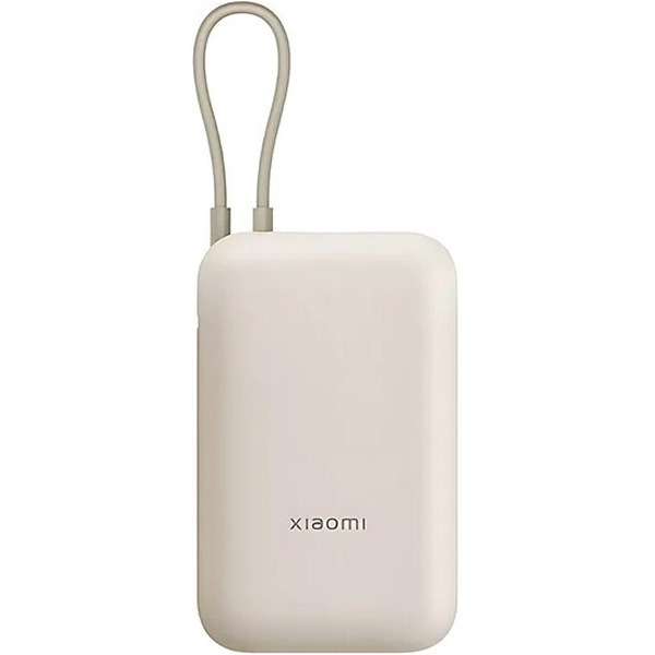 Внешний аккумулятор Xiaomi Power Bank 10000mAh BHR9072GL (Integrated Cable) Tan (P15ZM)
