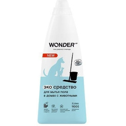 Экосредство для мытья пола WONDER LAB в домах с животными 1.1 л