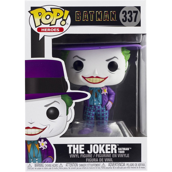 Фигурка Funko POP! Heroes DC Batman 1989 Joker w/Hat w/Chase (47709)