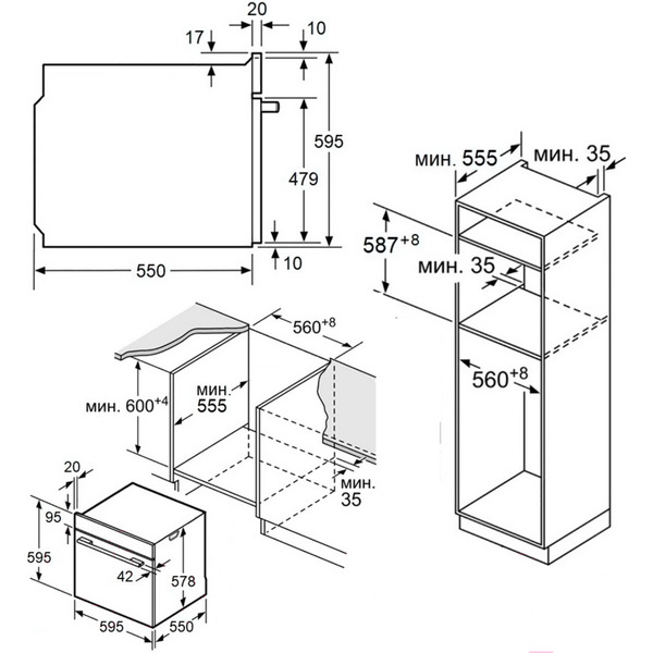 Духовой шкаф MAUNFELD MEOM729PB2