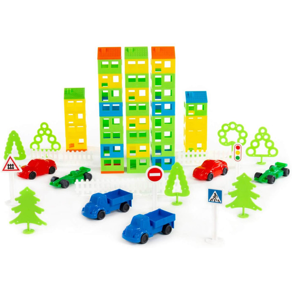 Конструктор ПОЛЕСЬЕ Построй свой город 56276