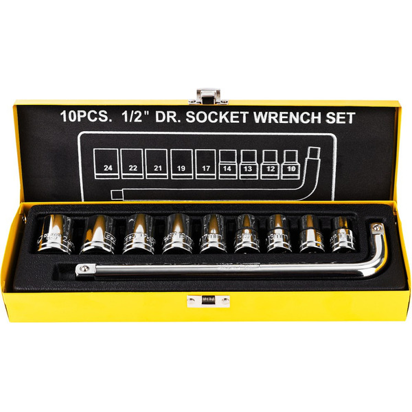 Набор головок торцевых Deli YS EDL2010T