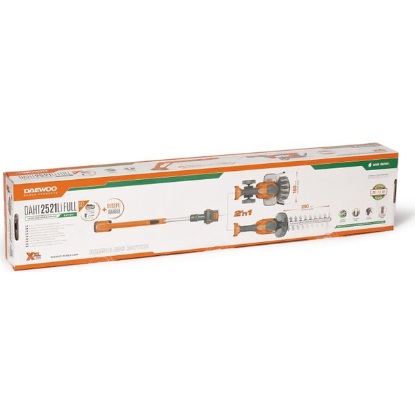 Кусторез + ножницы Daewoo Power DAHT 2521Li Full Set