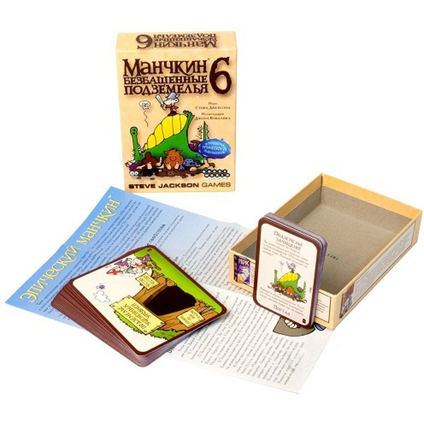 Настольная игра Манчкин 6: Безбашенные подземелья