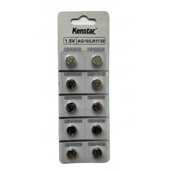 Алкалиновые батареи KENSTAR G10/LR1130/LR54/389A/189, BL-10