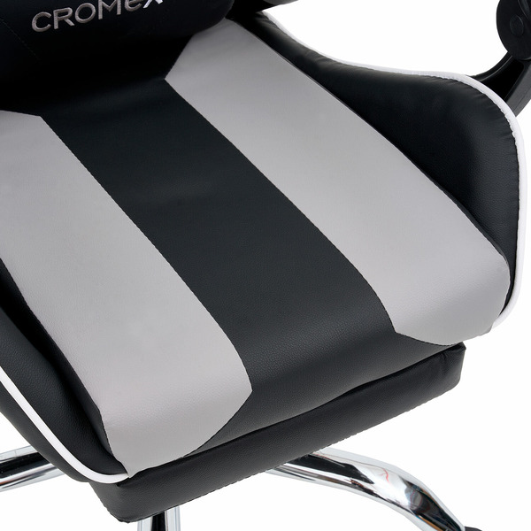 Кресло компьютерное CROMEX Wave GM-145 (532956) черный/серый