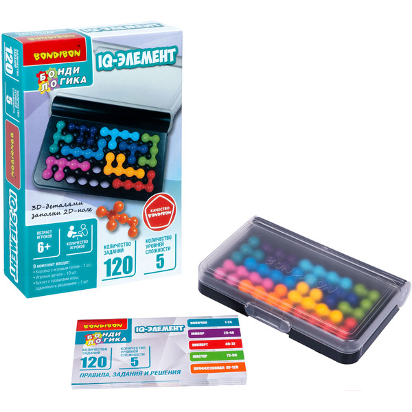 Настольная игра Bondibon БондиЛогика IQ-Элемент ВВ5819