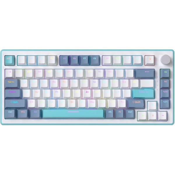 Клавиатура JEGG ZA82 White Navy Blue (OUTEMU Orange)