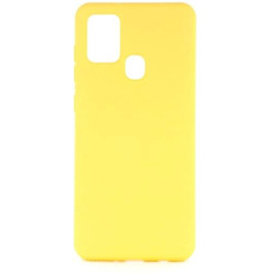 Накладка CASE Cheap Liquid для Samsung Galaxy A21s (желтый)
