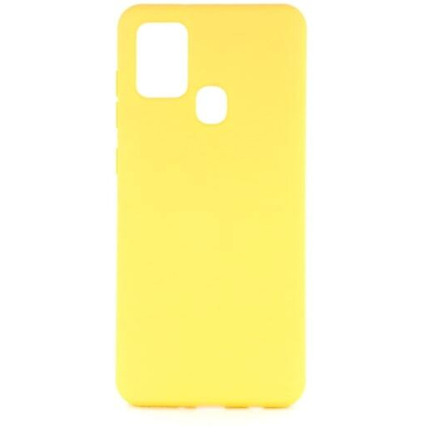 Накладка CASE Cheap Liquid для Samsung Galaxy A21s (желтый)