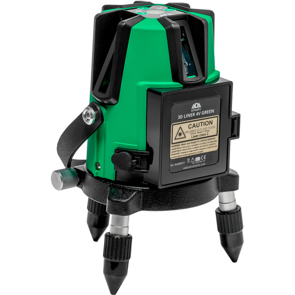 Построитель лазерных плоскостей (лазерный уровень) ADA 3D Liner 4V Green (А00531)