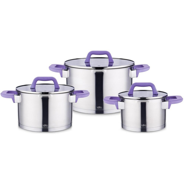 Набор посуды Lara LR02-124 (лаванда)