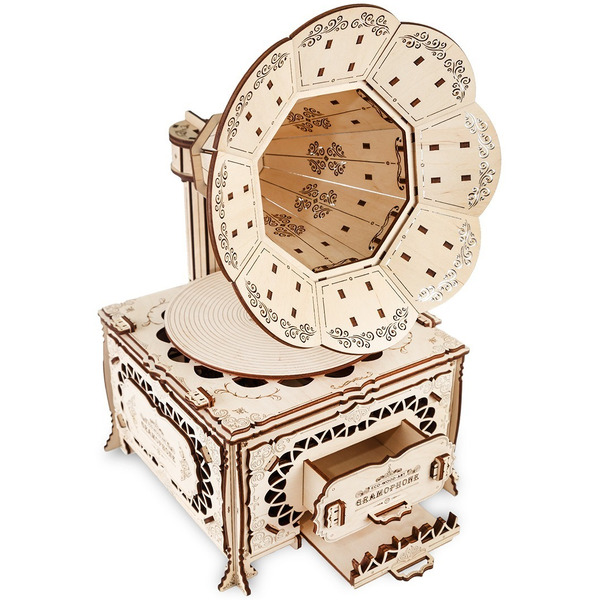 Механическая модель в виде конструктора EWA Граммофон