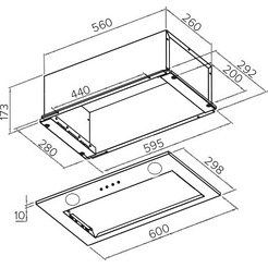 Вытяжка кухонная Germes Pula (60, черный)