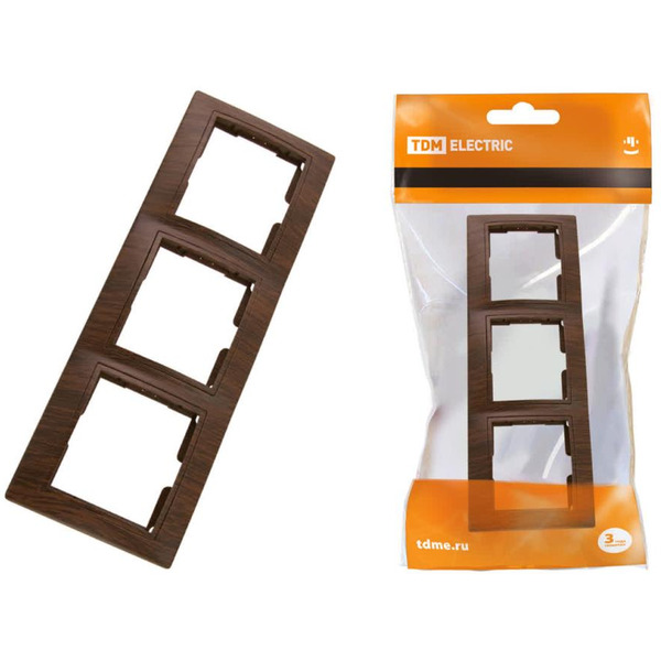 Рамка TDM Electric Таймыр ЭКО SQ1814-0328 (бук)