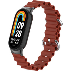 Ремешок Bingo Ocean для XIAOMI Mi Band 8 Бордовый