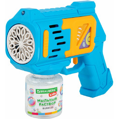 Генератор мыльных пузырей BRAUBERG Бластер с баком и подсветкой 665147