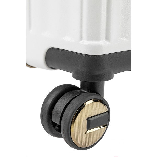 Чемодан DoubleW E087# (M, белый)