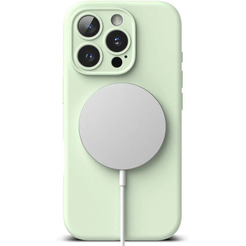 Чехол RINGKE SILICONE MAGNETIC MAGSAFE для IPHONE 16 PRO MAX SOFT MINT