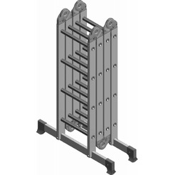 Лестница-трансформер Новая высота NV132 4х3 ступени (320403)