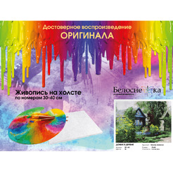 Картина по номерам Белоснежка Домик в деревне 091-AS