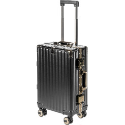 Чемодан DoubleW E087# (S,черный)