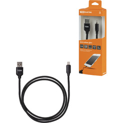 Кабель TDM Electric USB Type-A - Lightning SQ1810-0309 (1 м, черный)