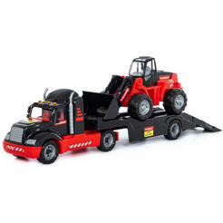 Автомобиль-трейлер + трактор-погрузчик Полесье 56993 206-01 MAMMOET