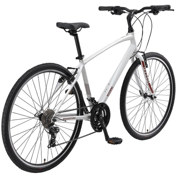 Велосипед Stark Terros 28.2 V белый матовый/красный, серый 18" HQ-0014209