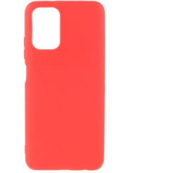 Накладка Case Coated для Xiaomi Redmi Note 10 (4G) / Redmi Note 10S (красный)