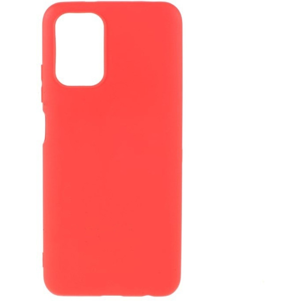 Накладка Case Coated для Xiaomi Redmi Note 10 (4G) / Redmi Note 10S (красный)