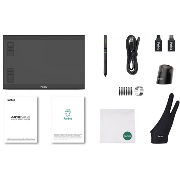 Графический планшет Parblo A610 Plus V2