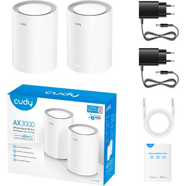 Wi-Fi система Cudy M3000 (2-Pack)