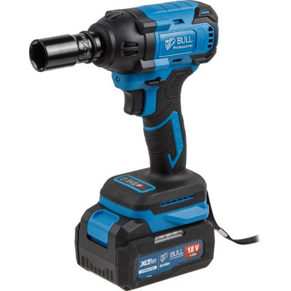Аккумуляторный ударный гайковерт BULL SC 1804 Xcase (2х4 А*ч, з/у 4 А)
