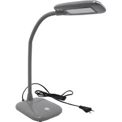 Лампа настольная ЭРА NLED-450-5W-GY серый