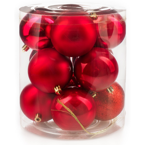 Набор новогодних шаров Ausini VT25-04005-3