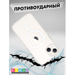 Бампер BINGO Clear Magnetic для iPhone 13 Прозрачный