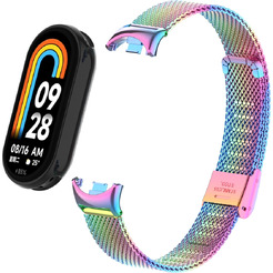 Ремешок Bingo Stainless Grid для XIAOMI Mi Band 8 (хамелеон)