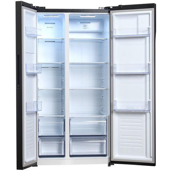 Холодильник Hyundai CS5003F (черная сталь)