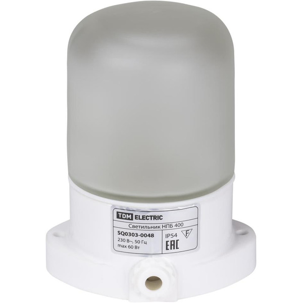 Светильник для сауны TDM НПБ400 (белый)