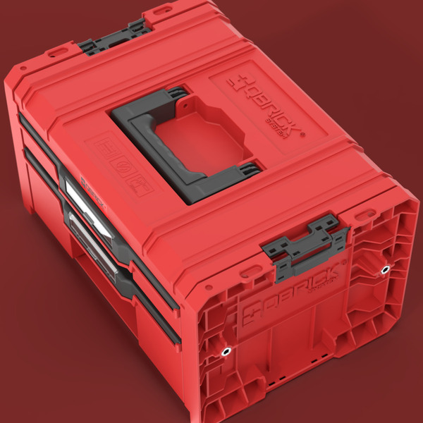 Ящик для инструментов Qbrick System PRO Drawer 2 Toolbox 2.0 Expert Red Ultra SKRQPROD2E2CCZEPG001