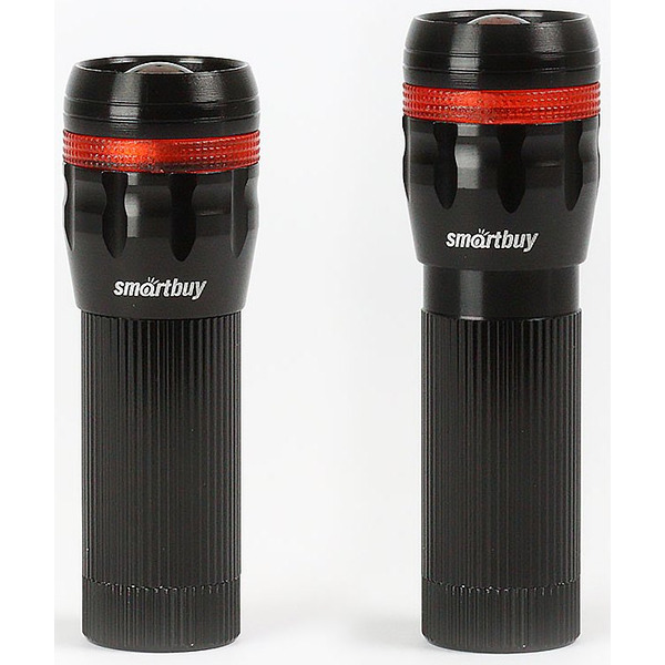 Светодиодный алюминиевый фонарь SMARTBUY SBF-305-3ААА 3W черный