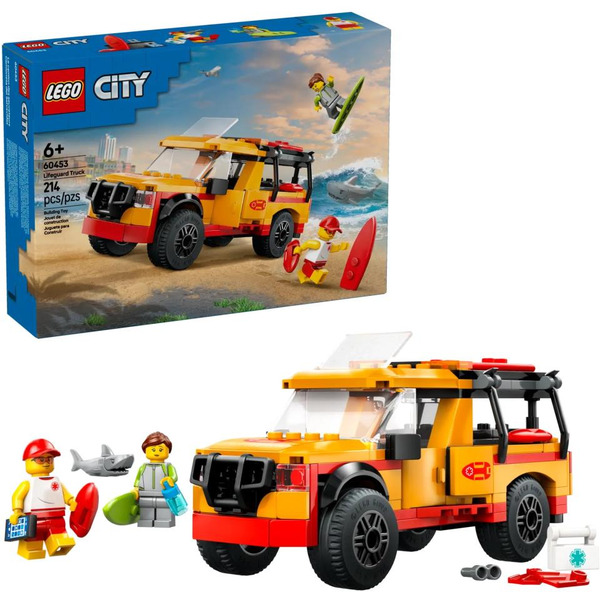 Конструктор LEGO City 60453 Спасательный внедорожник на пляже