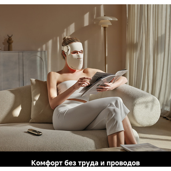 Светодиодная маска для омоложения кожи лица Dreame Chrona Photon Anti-Aging Skincare Mask (AB01A)