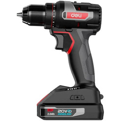 Дрель-шуруповерт Deli DE-CZ20-2D2 (с 2-мя АКБ, сумка)