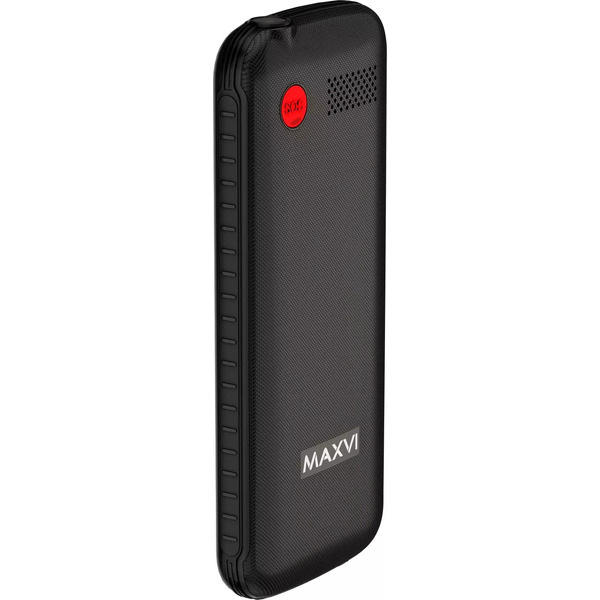 Кнопочный телефон Maxvi RT-04 с док-станцией (черный)