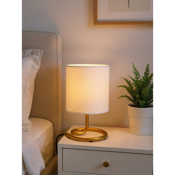 Светильник настольный ArtStyle HT-905NIC (латунь/белый)